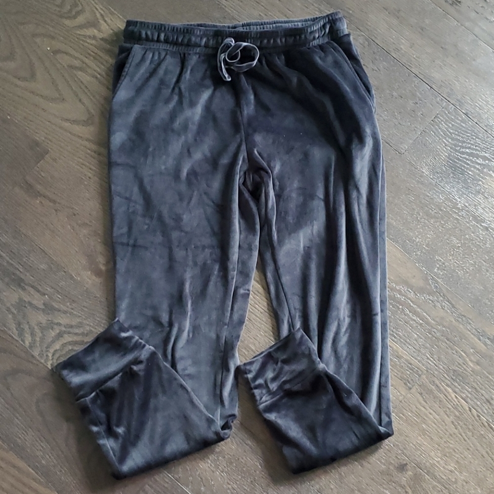 Z Supply Charcoal Velour Joggers